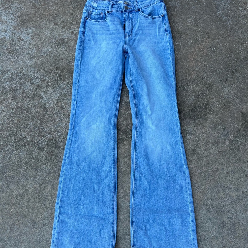 BKE Women's Boot Cut Jeans in Light Blue